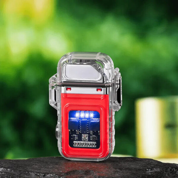 Windproof and Waterproof Rechargeable Lighter ARC Electric USB Camping